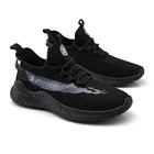 Мужские кроссовки, дышащая сетчатая Легкая спортивная обувь для бега, Вулканизированная подошва, весна-осень 2021
