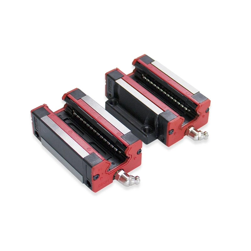 

EU warehouse CNC guide 2pcs HGR20 linear square rail 850mm-1550mm + 4pcs slides carriages HGH20CA or HGW20CC for CNC parts