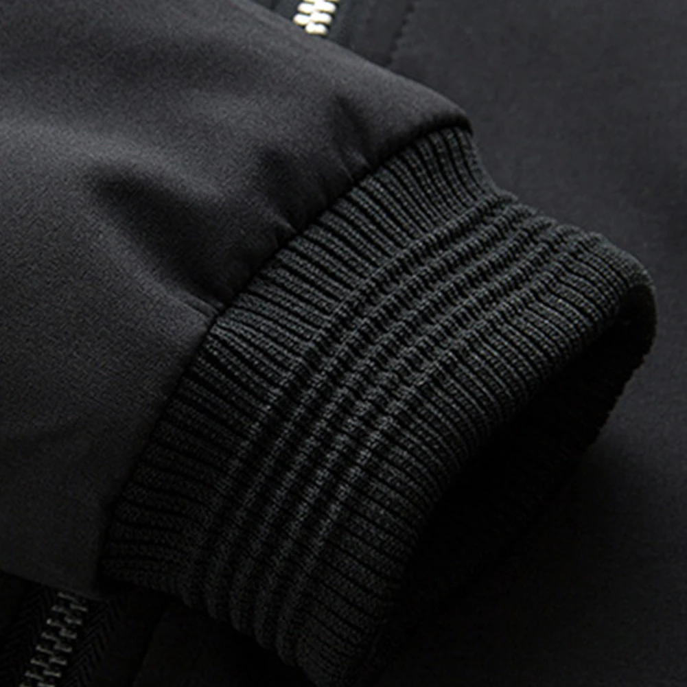 

Man Spring Autumn Casual Jackets Fashion Men Jacket Long Sleeve Warm Baseball Large Size Jacket Outfits 5 Colors