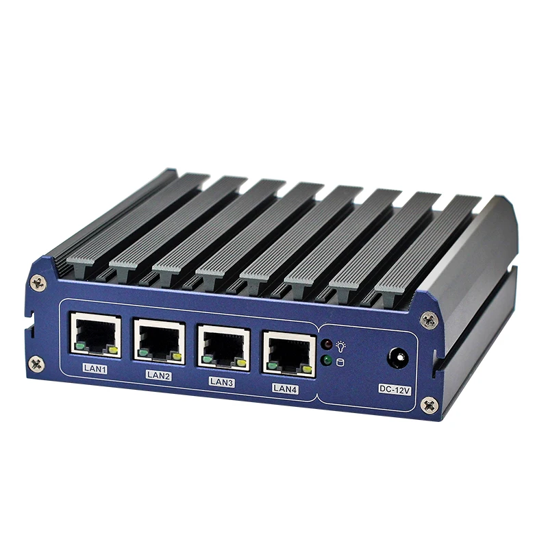 Мини-ПК без вентилятора J1900CPU 4 Гб ddr3 128G EMMC HDD SSD порта ethernet промышленный ПК |