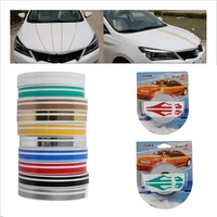 1 roll multicolor striping pin stripe steamline double line tape car body decal vinyl sticker car decoration styling tools