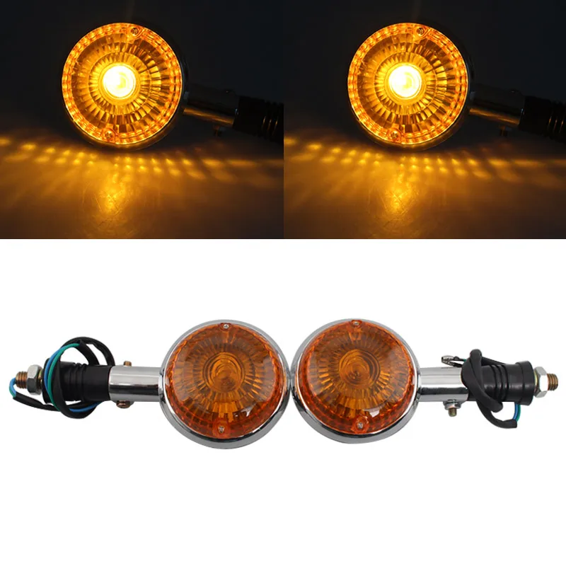 Поворотный сигнал для мотоцикла фонарь поворотный Янтарный подходит Yamaha Virago XV250