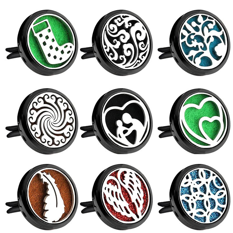 Яркие черные ангельские крылья ароматерапия автомобильный воздушный зажим для