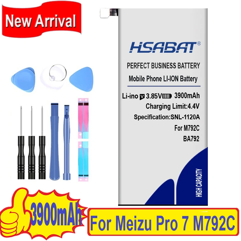 Топ бренд Новинка 3900 мАч BA792 батарея для Meizu Pro 7 M792C M792C-L M792M-L M792Q M792Q-L+ Бесплатный подарок