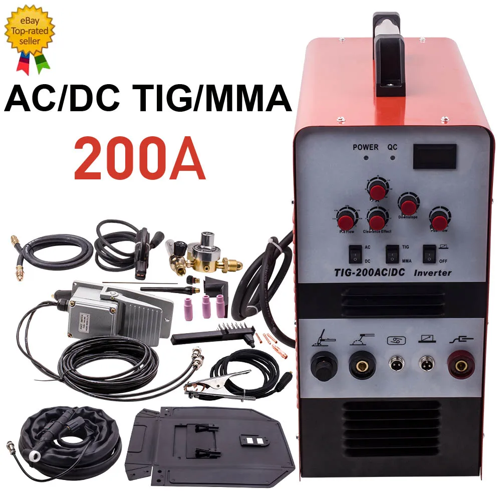 Алюминиевый Дисплей 220 А для сварочного аппарата TIG инвертор постоянного и