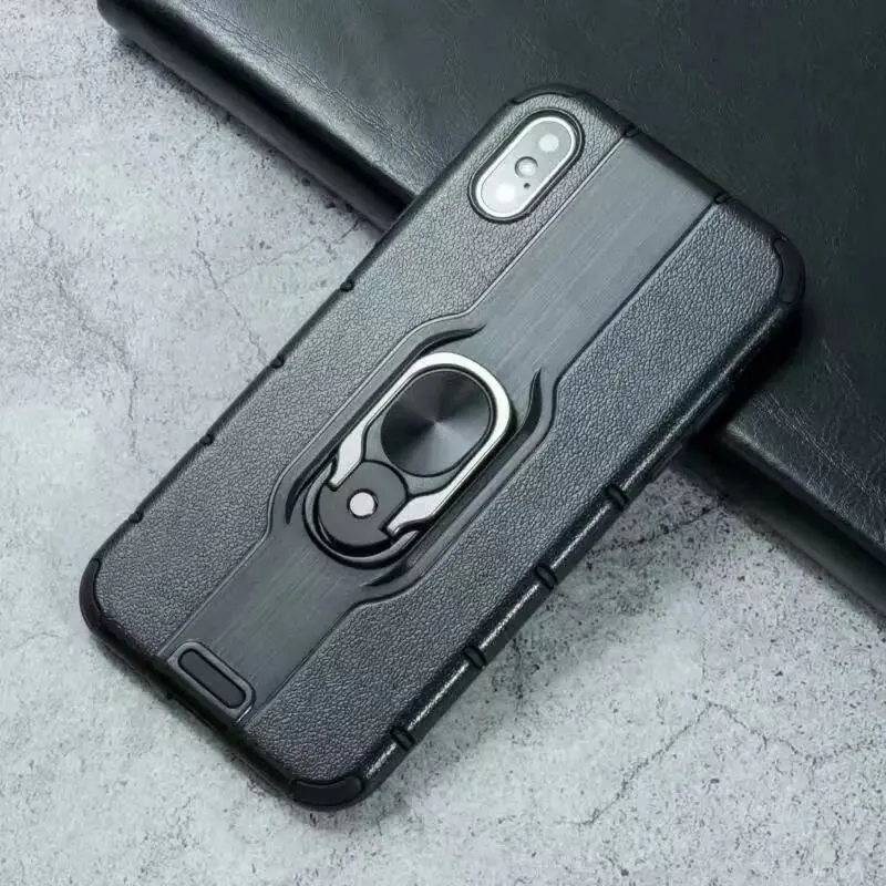 Ring Case For Apple Iphone X XS MAX XR Car Holder Magnetic Back Cover Iphones 6 6s 7 8 Plus Soft Silicone Armor Fundas | Мобильные