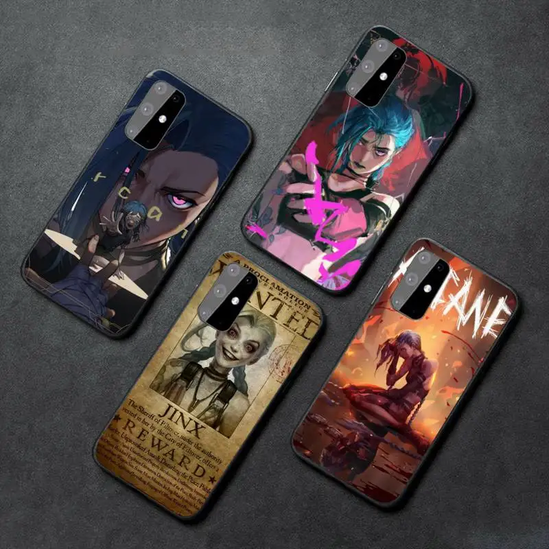

Arcane jinx Phone Case For Samsung a10 a12 a50 a51 a52 a21 a31 a32 a71 s10 s20 s21 Plus Fe Ultra