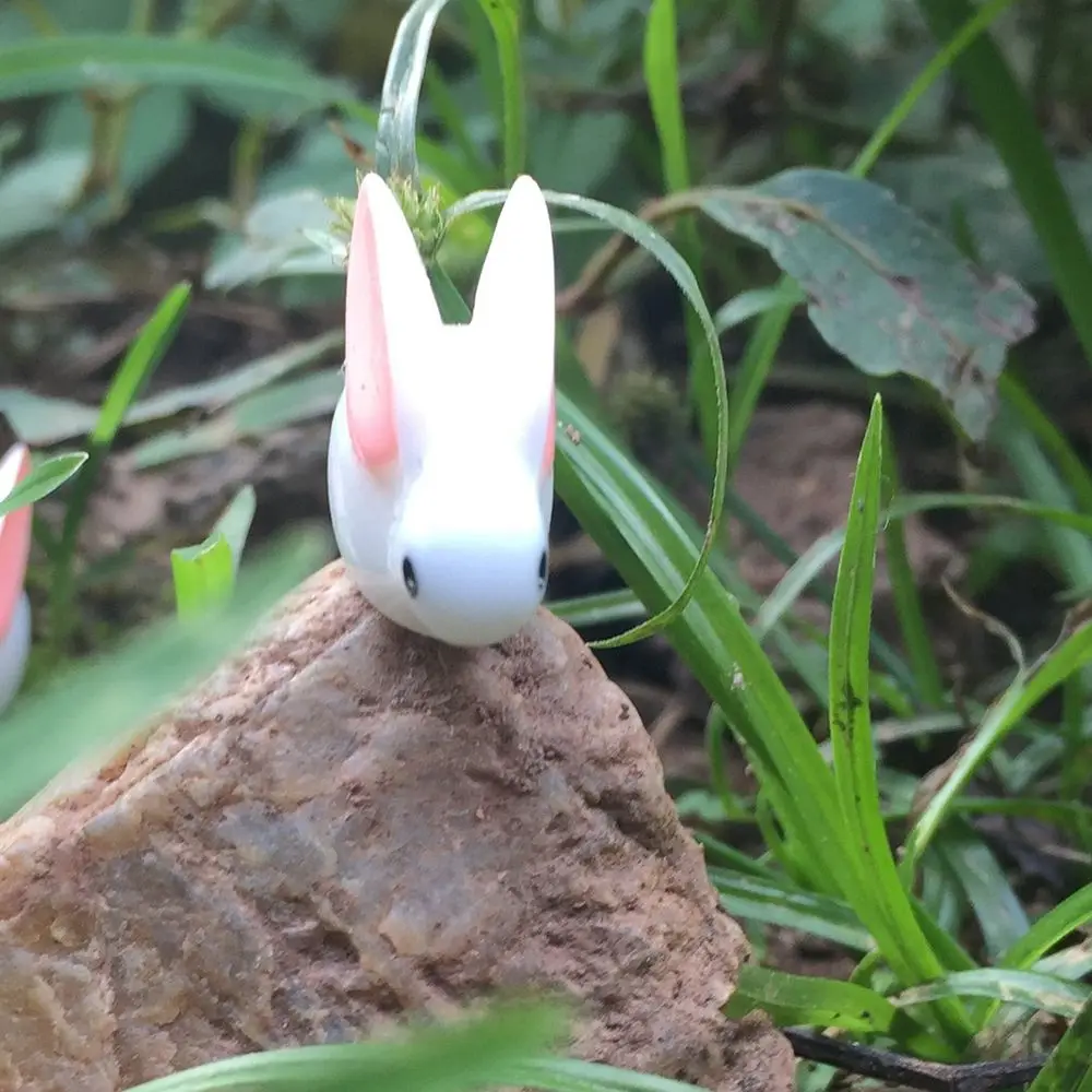 Мини кролик садовое украшение милая миниатюрная фигурка горшок для растений