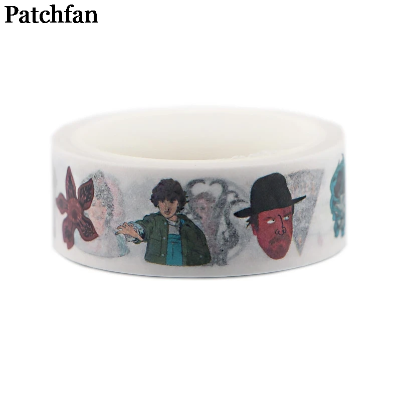 Patchfan странные вещи 90s мультфильм Забавный DIY Скрапбукинг дети Бумага васи