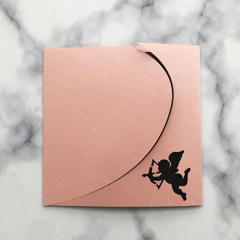 

50Pcs Purple Laser Cut Heart Wedding Invitation Cards Greeting Card Birthday Business RSVP Cards Decoration Party Supplies
