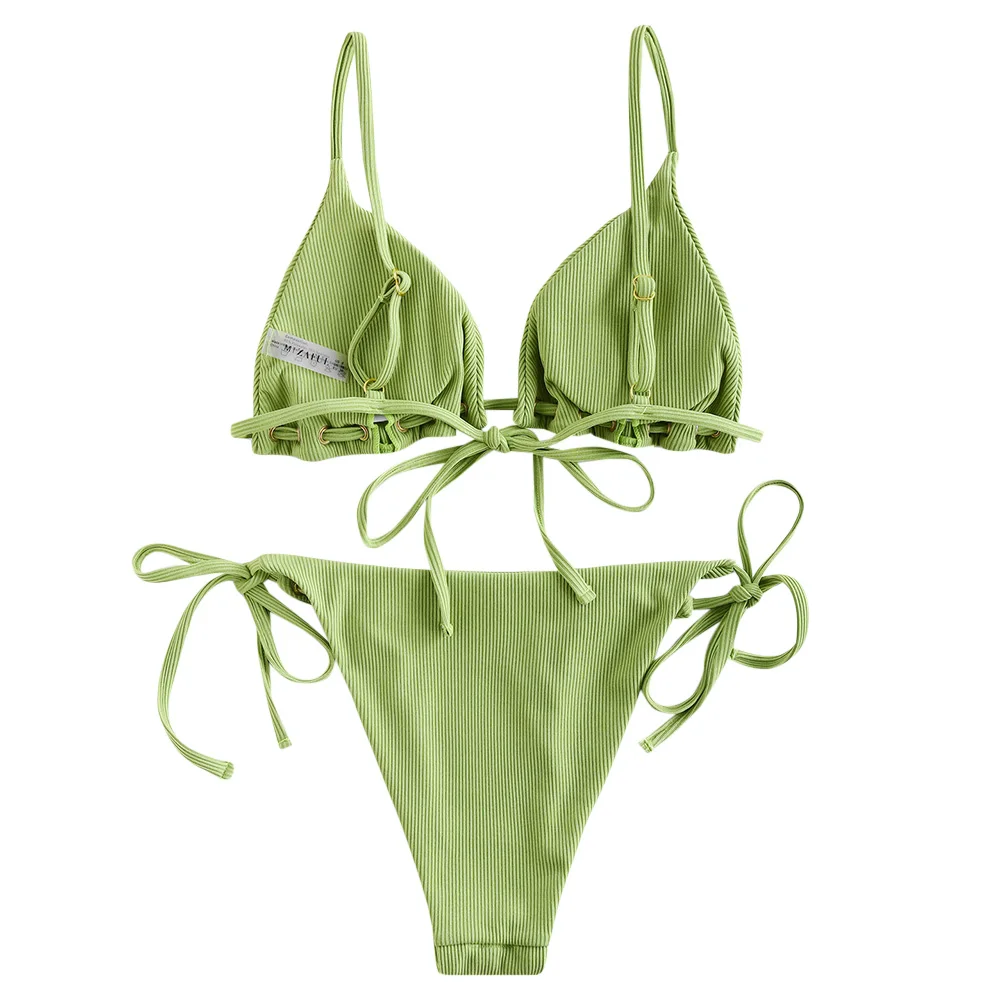 Женский купальник-Бикини на тонких бретельках без косточек | Спорт и развлечения