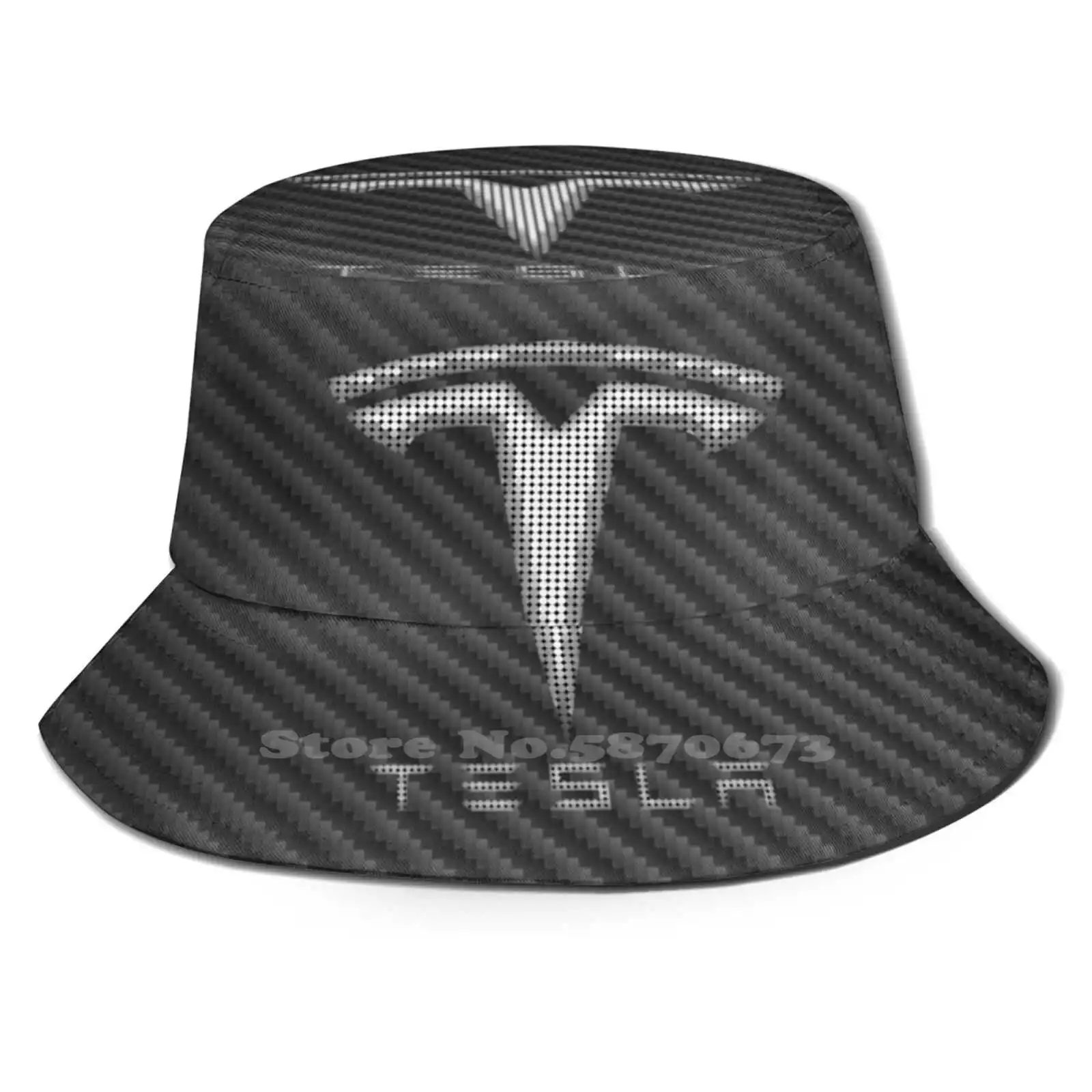 

Tesla Carbon Fiber Unisex Fisherman Hats Cap Elon Musk Hope Barack Obama Roccoyou Tesla Space Spacex Engineering Model 3