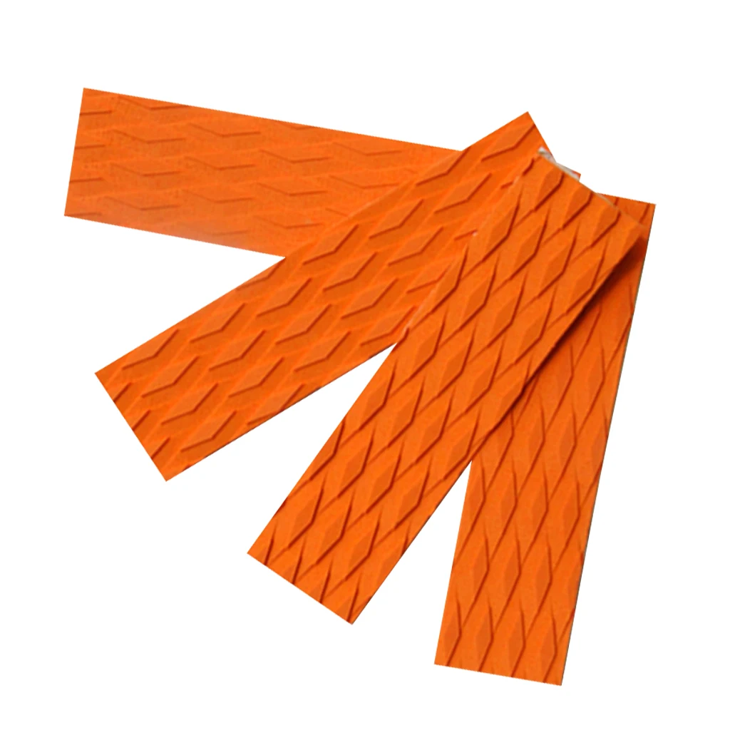 

8Pcs/Set Diamond Grooved Surfboard Longboard Traction Pad Bar Grip Tail Pads