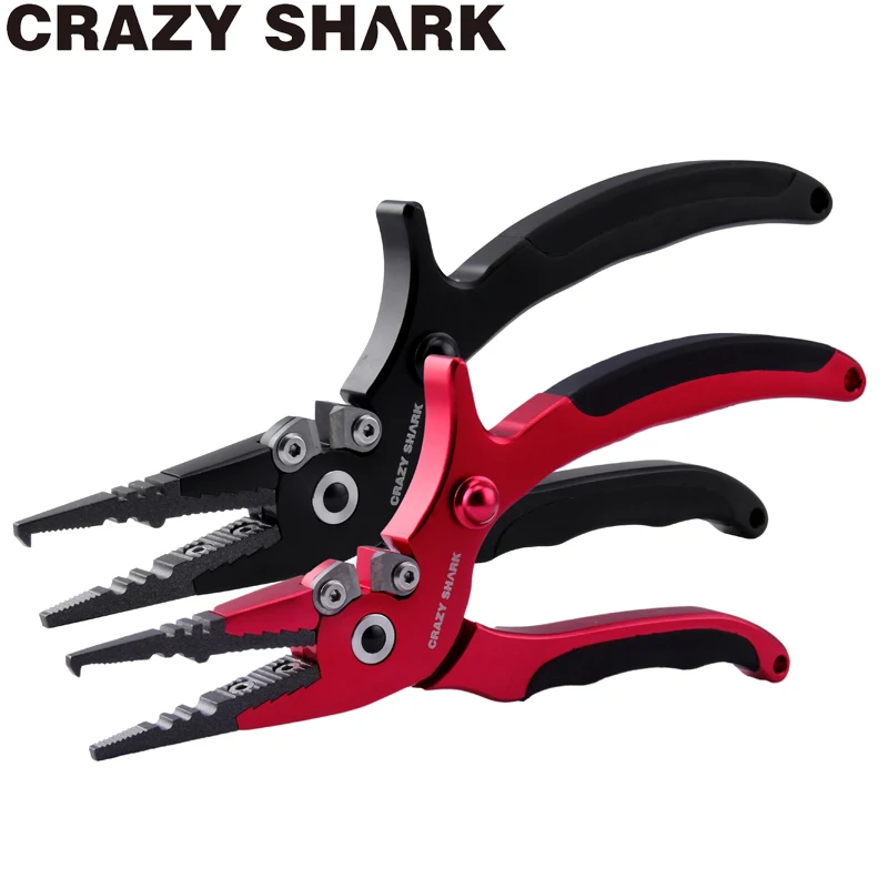 Алюминиевые рыболовные плоскогубцы CrazyShark многофункциональное приспособление