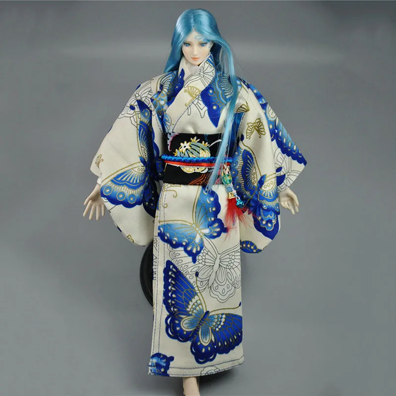 

Custom 1/6 Scale Female Kimono Japanese Costume Bathrobe Women's Clothing Accessories Model for 12'' TB(PH) UD JO LD OB Body