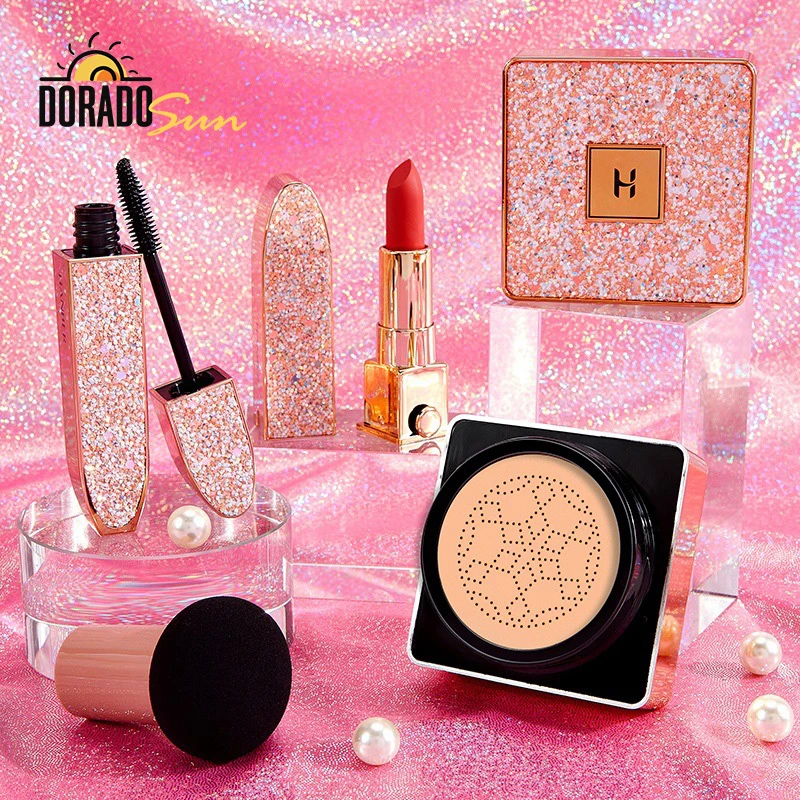 DORADOSUN набор для макияжа водостойкие тени век Палитра профессиональный блеск губ