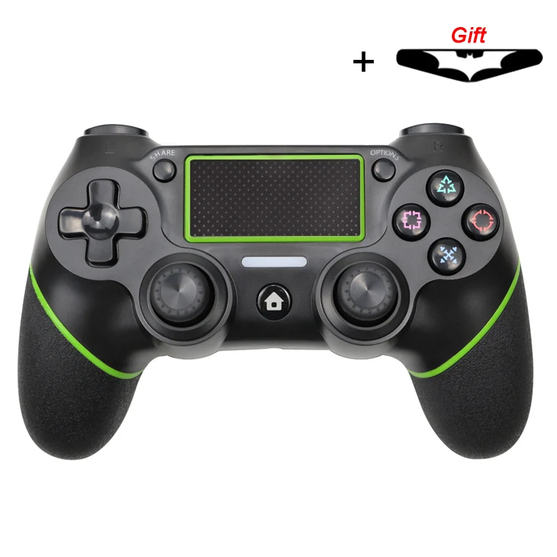 Green Bluetooth беспроводной/проводной джойстик для PS4 контроллер подходит для mando ps4 консоль для Playstation Dualshock 4 геймпад для PS3 - Цвет: Green