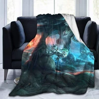 game subnautica blanket oversized warm adult super soft blanket with soft anti pilling flannel for adults kids 3d print 80x60