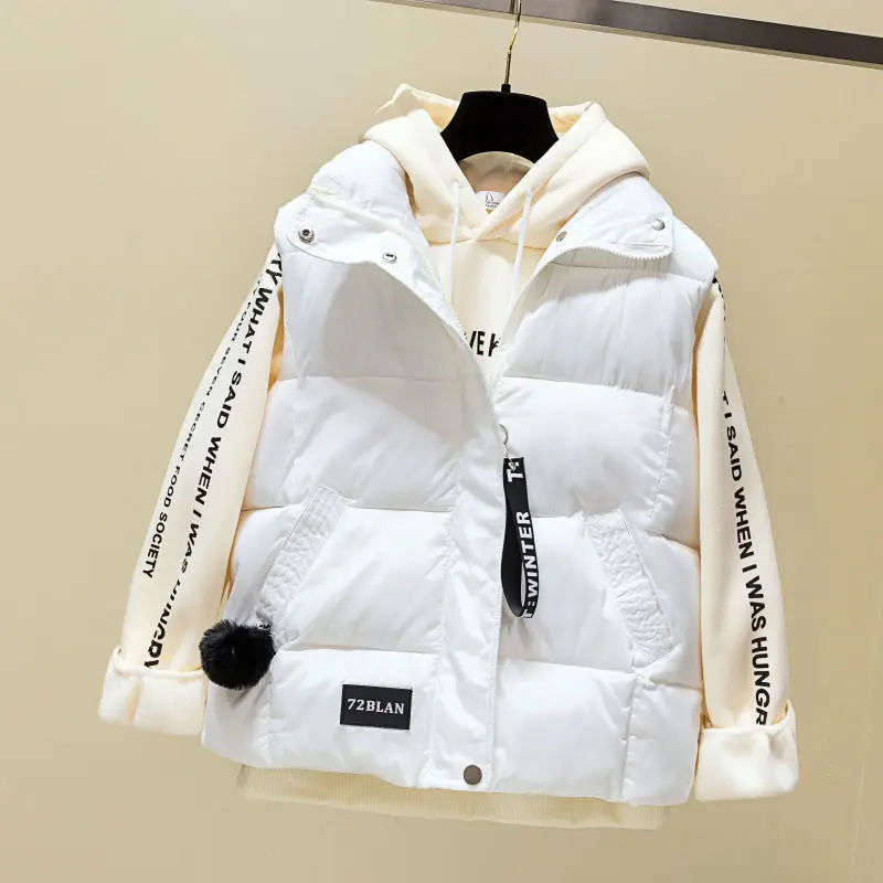 

New short cotton vest for female students in autumn and winter 2020