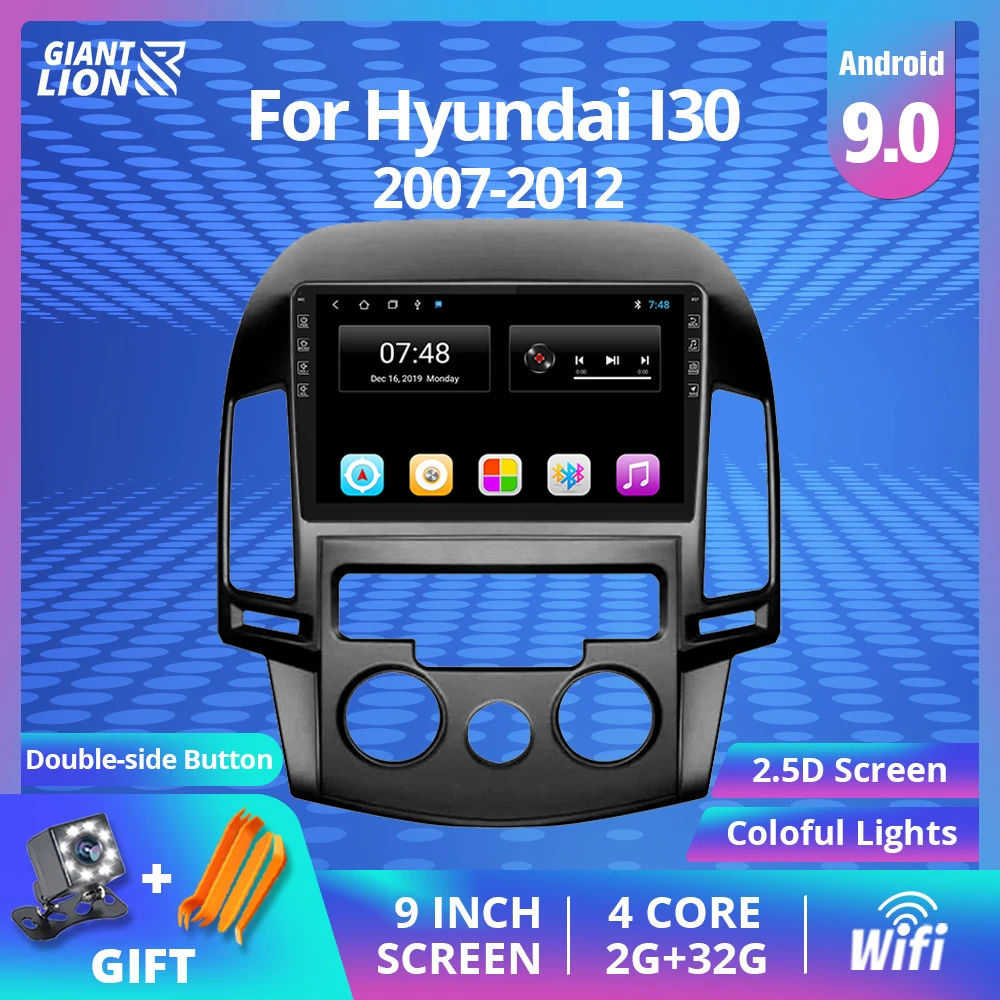2din Android 9 0 автомобильное радио для Hyundai I30 2007 2016 Автомобильный мультимедийный