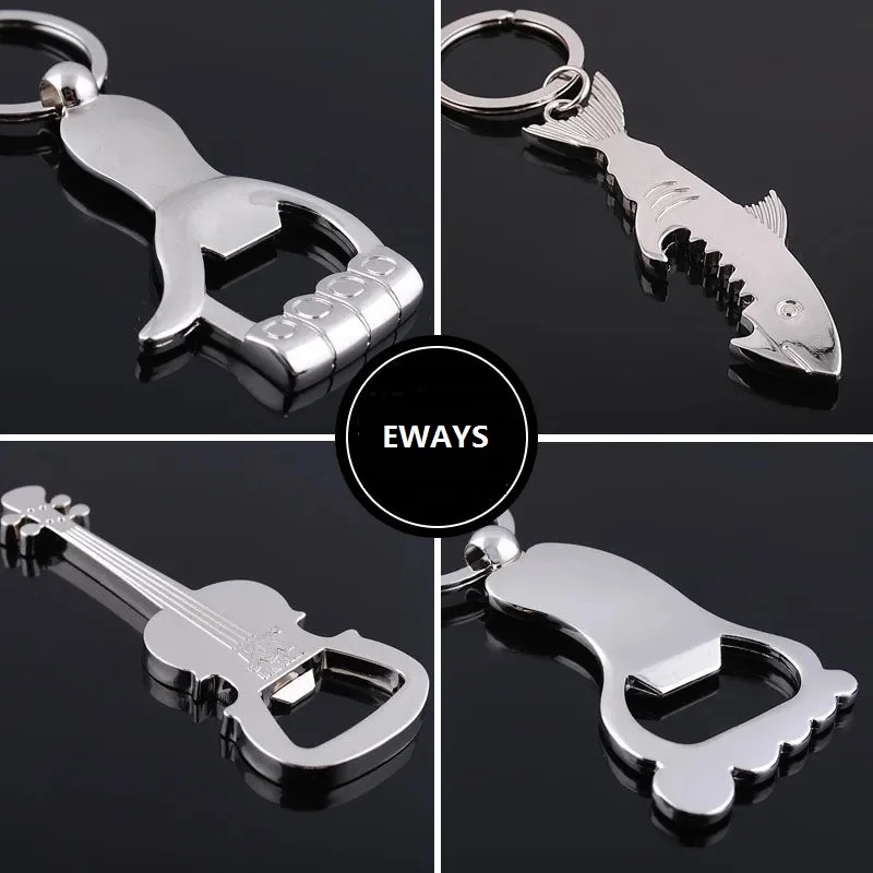 

Creative Guitar Design Stainless Steel Corkscrew Multifunction Wine Cap Opener Beer Cap Bottle Opener Kitchen Bar Tools Hot Sale