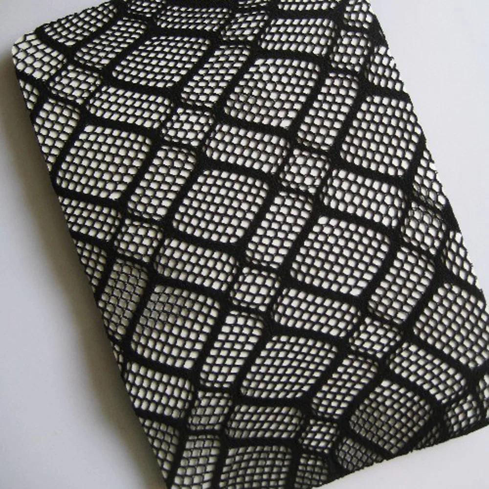 Ажурные Сексуальные колготки черные женские асимметричные сетчатые чулки