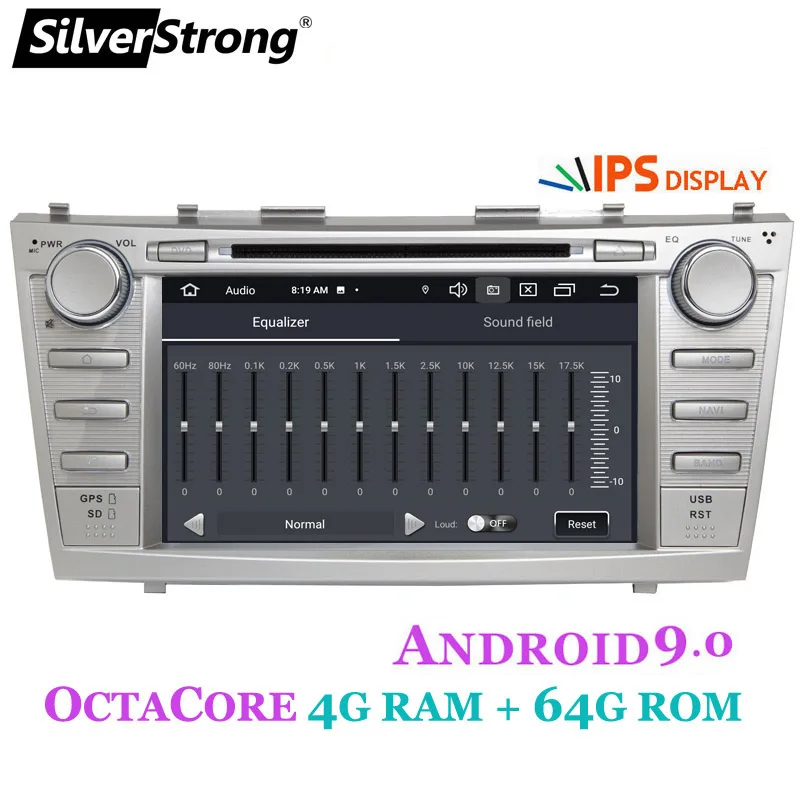 SilverStrong Android9.0 CAMRY DVD 4 Гб+ 64 ГБ Автомобильный DVD для Toyota Camry V40 радио 2DIN автомобильный gps навигатор Android головное устройство 10 полосный эквалайзер