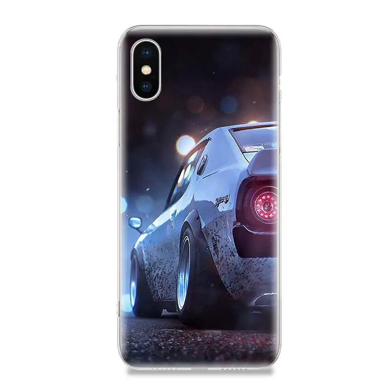 Классический авто с темной задней крышкой телефона чехол для iPhone 7 8 6 6S Plus X 10 Ten XS MAX