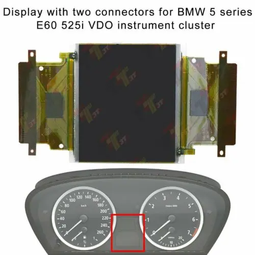 Ремонт пикселей для BMW E60 2003-2007 (NON-LCI) кластер инструментов ЖК-дисплей с двумя