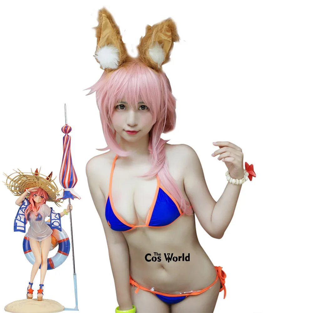FGO Fate Grand Order tammo no Mae бикини купальный костюм купальник наряд Аниме косплей