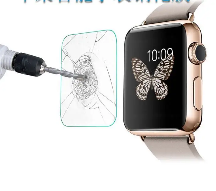 Высокое качество 9H 0 3 мм Премиум чехол для экрана Защитная пленка Apple Watch 38 42 HD