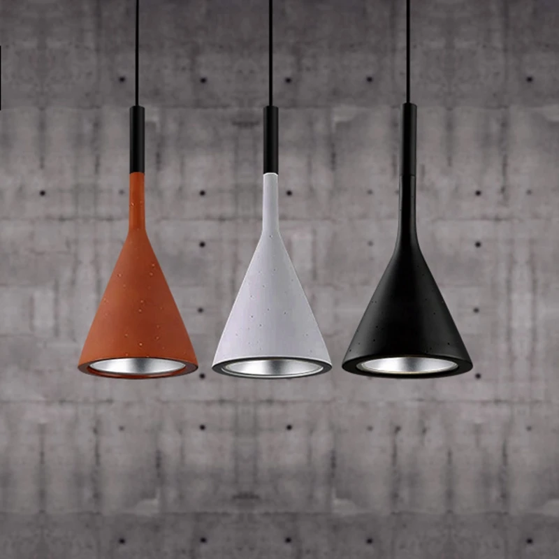 Цементный подвесной светильник для minbar кухонная Реплика ресторана реплика foscarini