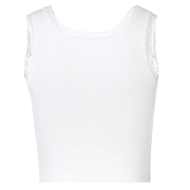 

Womens Tank Top Summer 2021 Girl and Butterfly Print White Tanks Graphic T Shirts Base Layer Tops Female Kawaii Tees for Teens