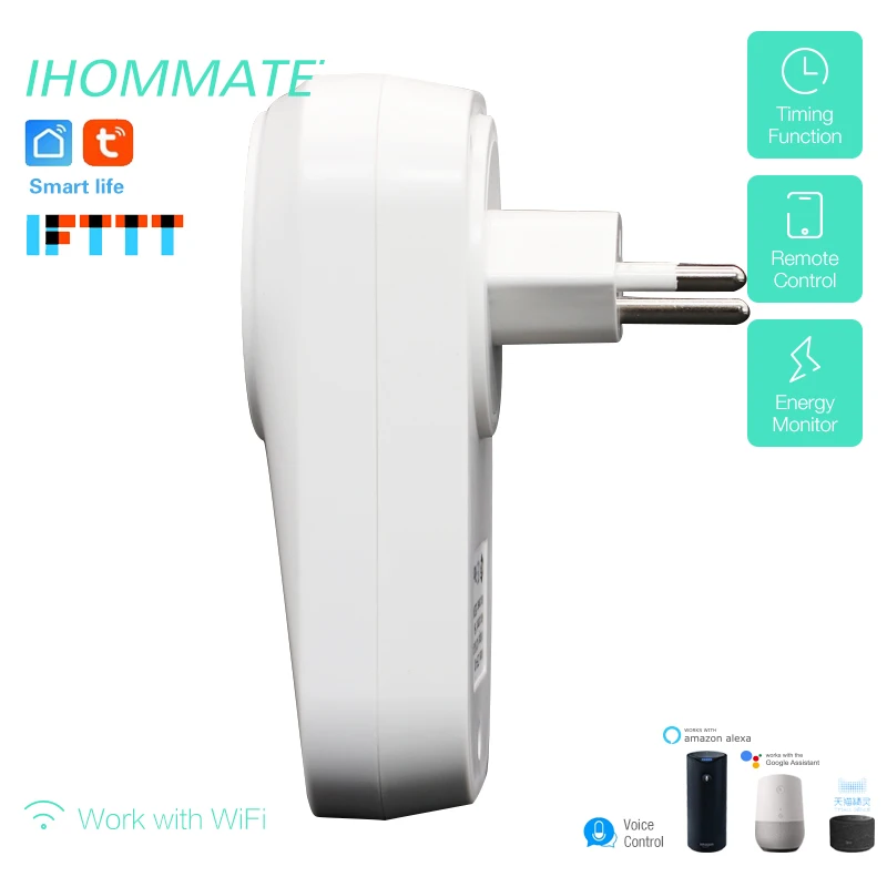 16A Smart Wifi Swiss Plug Switzerland розетка Голосовое управление работает с Google Home Alexa IFTTT Tuya life