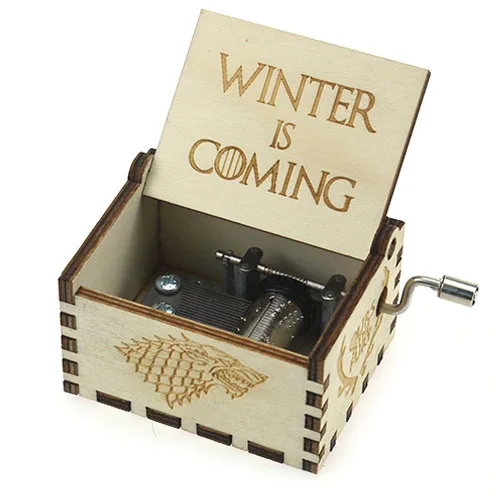 Game of Thrones Новинка года. Музыкальная шкатулка в стиле королевы. Музыкальная шкатулка для игры престолов. Рождественский подарок. Подарок на день рождения - Цвет: Game of Thrones