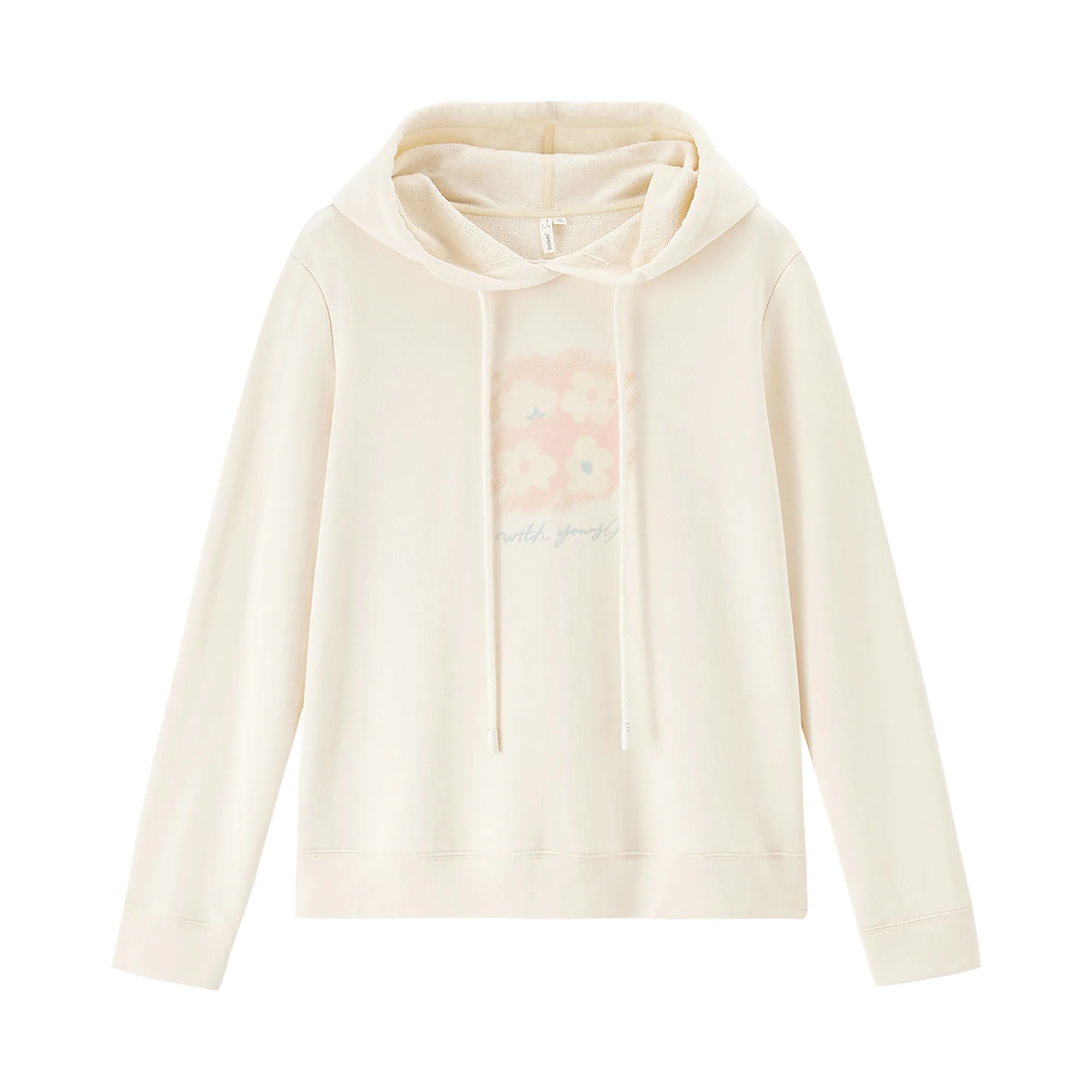 

INMAN Young Style Hoodies Cute Flower Pattern Girl Lady Causal Hoodies