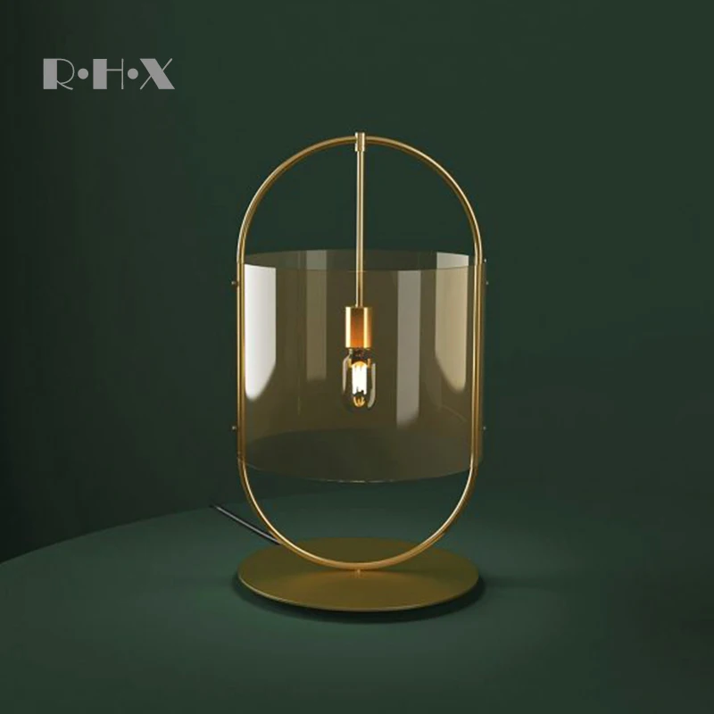 Мраморная Настольная лампа с оригинальным светом роскошный индивидуальный