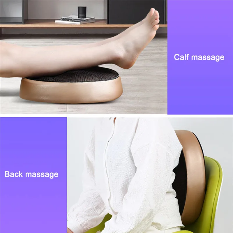 Электрический роликовый массажер для ног массажная машина модный кожаный спины