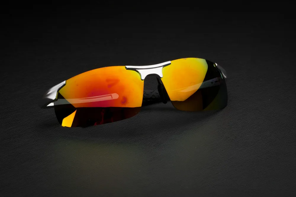 Мужские солнцезащитные очки из алюминиево магниевого сплава поляризационные UV400