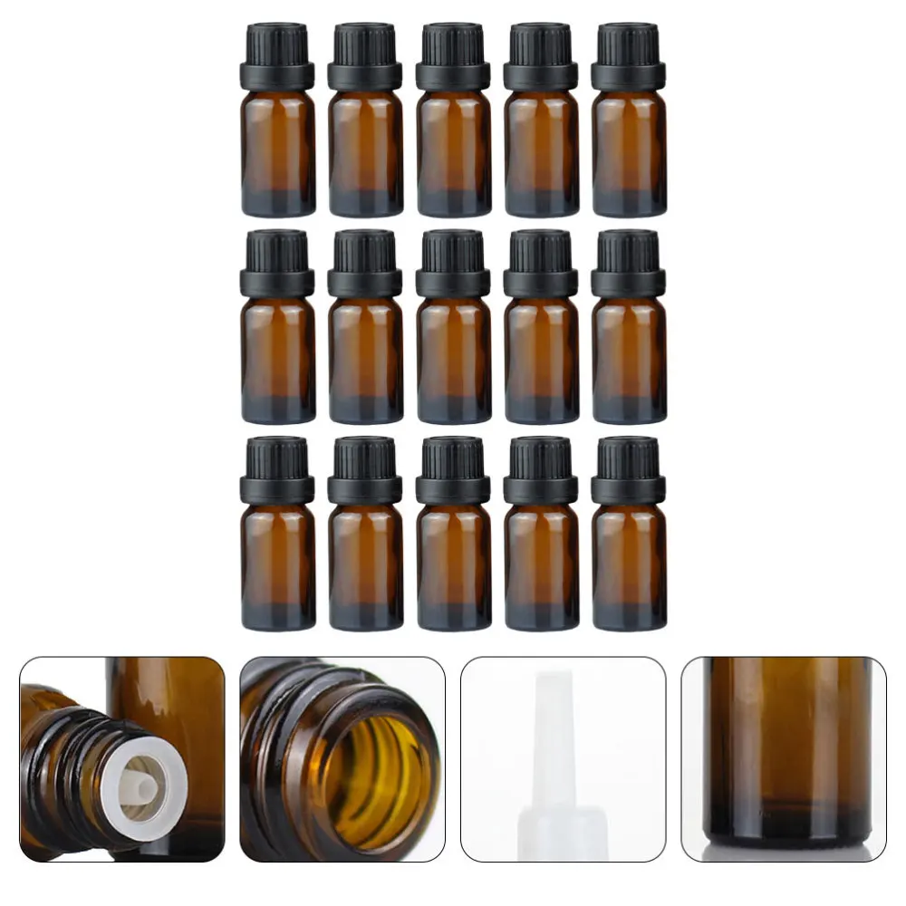 

20pcs 5ml Essential Oil Bottles Glass Bottles Refillable Empty Lotion Holder