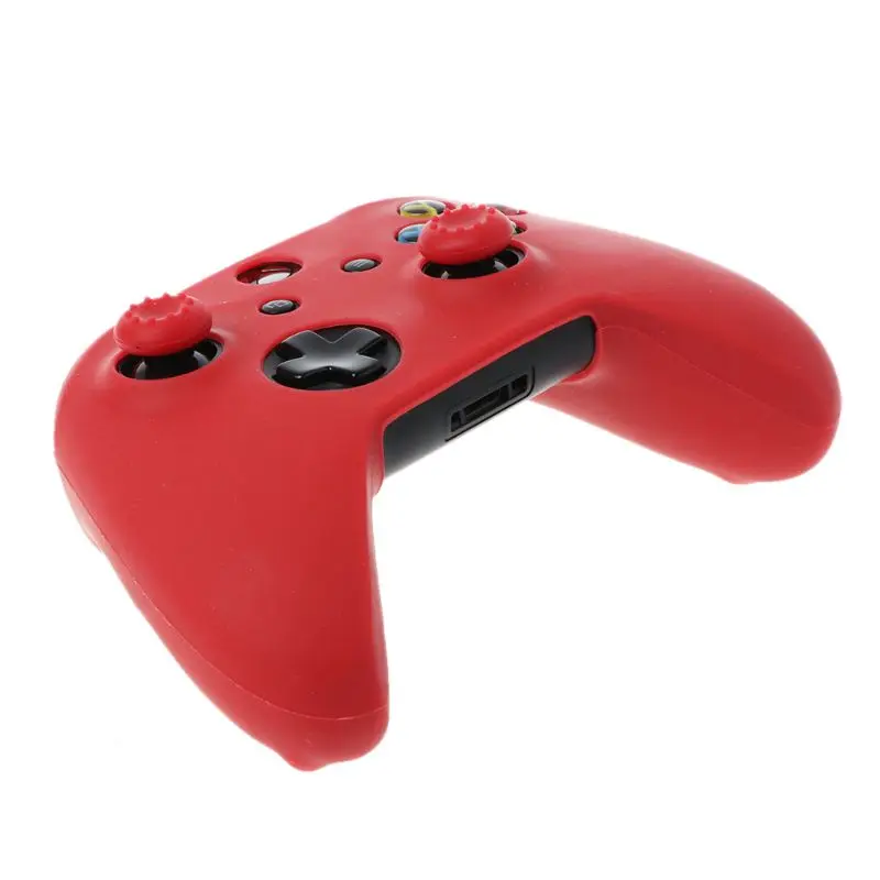 Тонкий силиконовый чехол для контроллера Microsoft Xbox One X S + аналоговая зеркальная