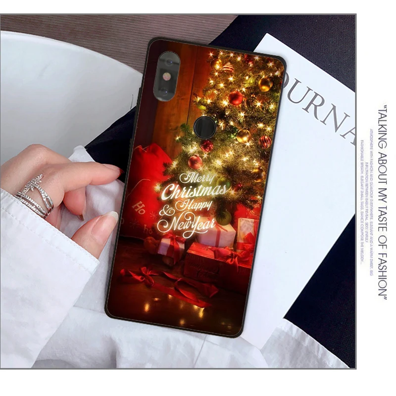 Праздник Рождество дерево год чехол для телефона для Xiaomi redmi Note 7 mi 9 mi x2 mi x2S Note3 8 8SE redmi 5 5Plus Note4 4X