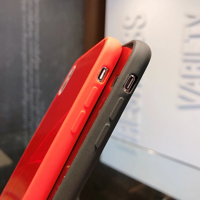 Голографический чехол LOVECOM для iPhone 11 Pro Max XR X XS 7 8 6S Plus SE 2020 мягкий акриловый