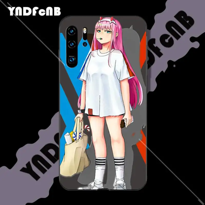 

DIY DARLING in the FRANXX zero two phone cover case for Huawei P9 lite 2016 2017 P 10 P20 PRO P30 P40 lite P smart 2019 funda
