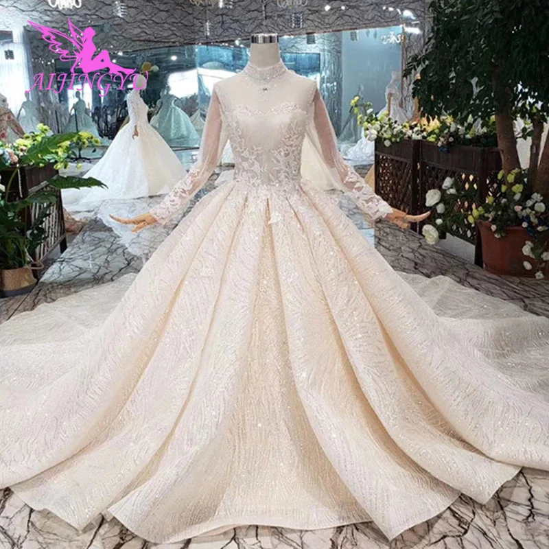 

AIJINGYU Dresses Chile Gowns Big Size Tulle Long Cheap Kiss Buy Simple Bridal Gown 2021 Color Wedding Dress