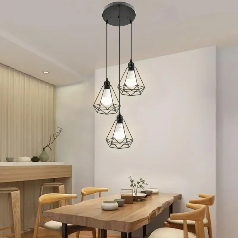 

Современный подвесной светильник E27, минималистичный скандинавский светильник для обеденного стола, кухонного островка, подвесные лампы д...