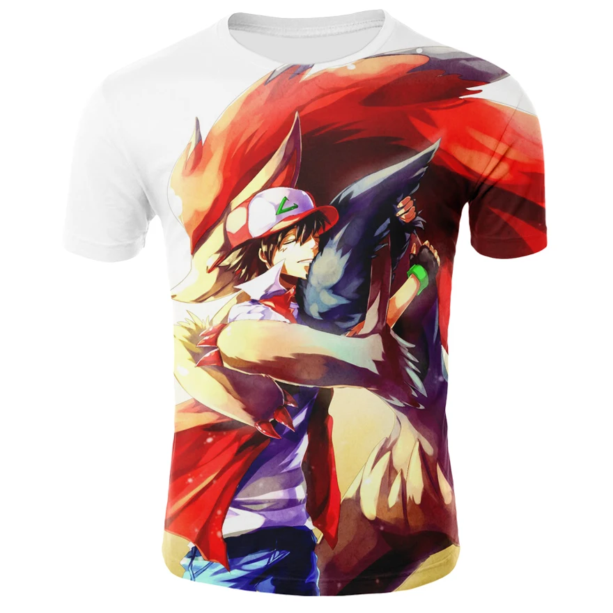 

3D Printed Cute Cartoon Design Men Women and Kids Casual Sports T-Shirts for Summer Street Couples With Short Sleeves