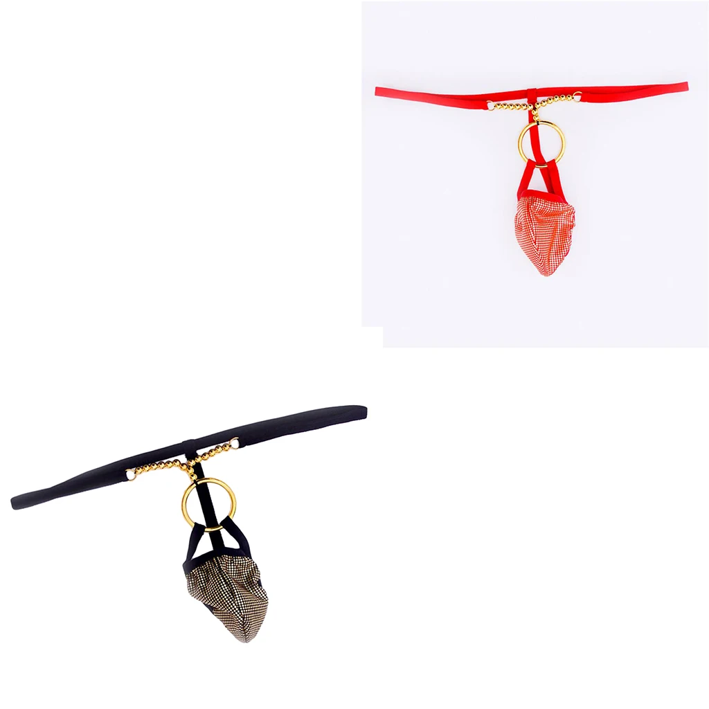 Мужские сексуальные эластичные прозрачные стринги трусы нижнее белье