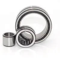 Free Shipping 2pcs NKI50/25  NKI5025 Size 50*68*25mm Needle Roller Bearing With Flanges With Inner Ring