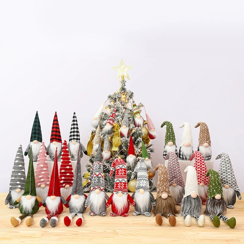 

Подвесная елка, набор из 5 предметов, шерстяные гномы ручной работы в шведском стиле, подвесные домашние украшения, праздничный Декор
